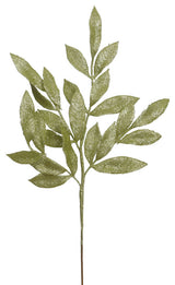 Vickerman L152913 22" Lime Glitter Bayleaf Artificial Christmas Spray