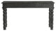 Wiley Carved Console Table, Black