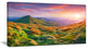 "Pretty Colorful Sunset in Mountains" Landscape Photo Wall Art, 32"x16"