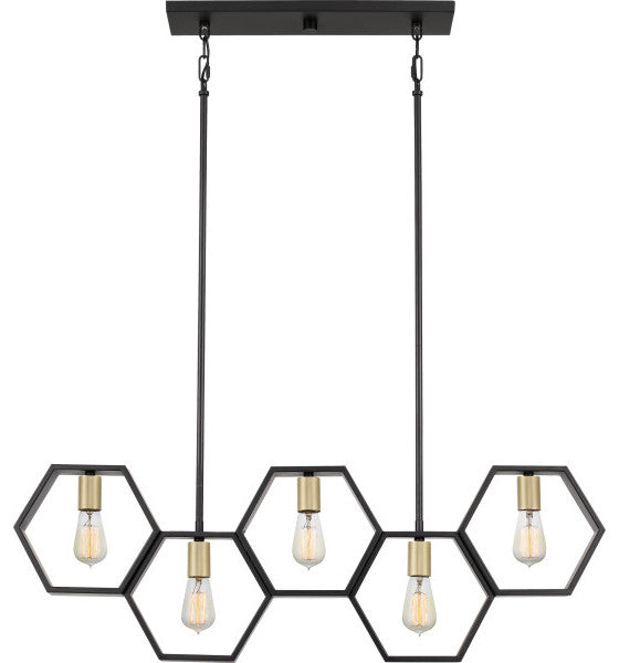 Quoizel Bismarck Five Light Island Chandelier BSK540EK