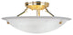 Oasis Ceiling Mount, Polished Brass
