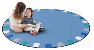 On The Border Rug, Soft, 5'4" Round