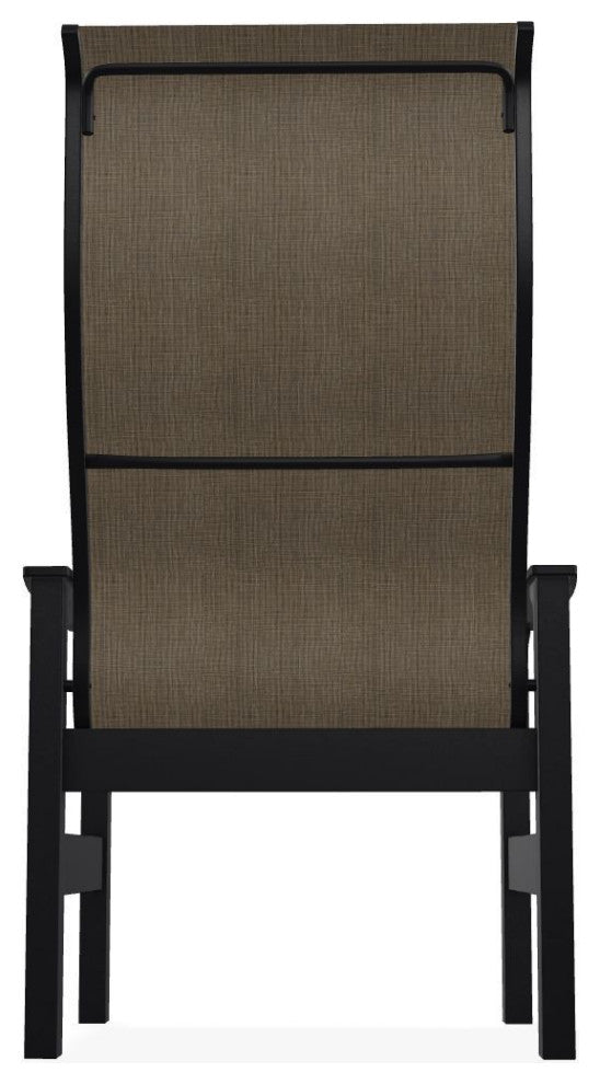 Leeward Sling Outdoor Supreme Armchair, Kora/Black