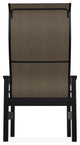 Leeward Sling Outdoor Supreme Armchair, Kora/Black