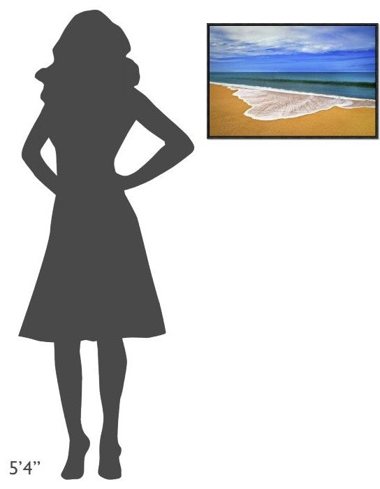 "Room For Thoughts" Framed Canvas Giclee by Nanouk El Gamal, 25x17"