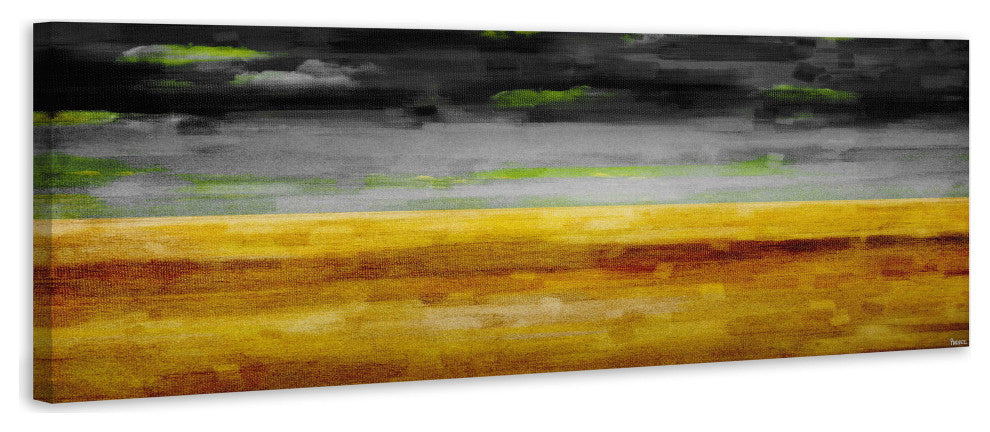 "The Desert at Night" Print on Canvas, 45"x15"