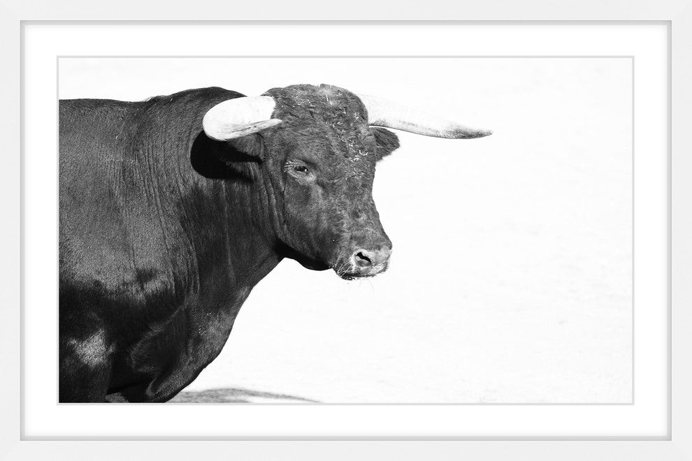 Marmont Hill, "Horned Beast" Framed Painting Print, 45x30