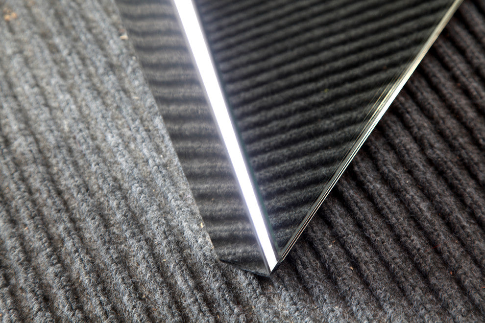Vanity Art LED Lighted Floor Mirror With Sensor Switch