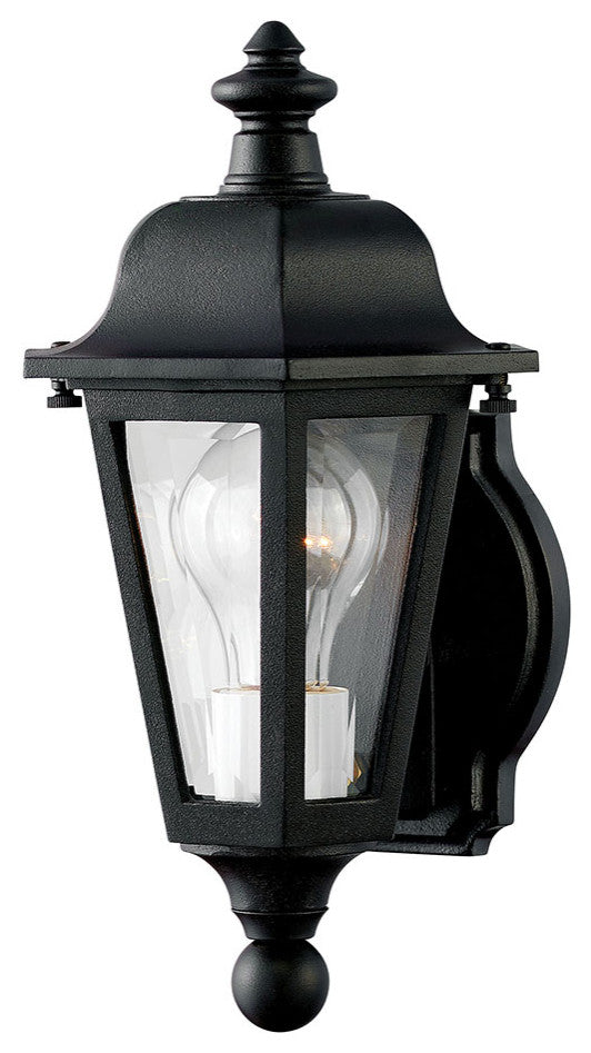 Hinkley Manor House Small Wall Mount Lantern, Black