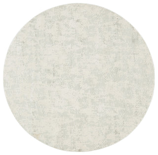 Jaipur Living Arvo Abstract Silver/White Area Rug, 5'11" Round