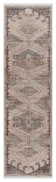 Surya Aida AAD-2303 Machine Woven Area Rug, Beige, 2'7" x 9'