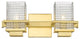Innovations 310-2W-SG-CL 2-Light Bath Vanity Light Satin Gold