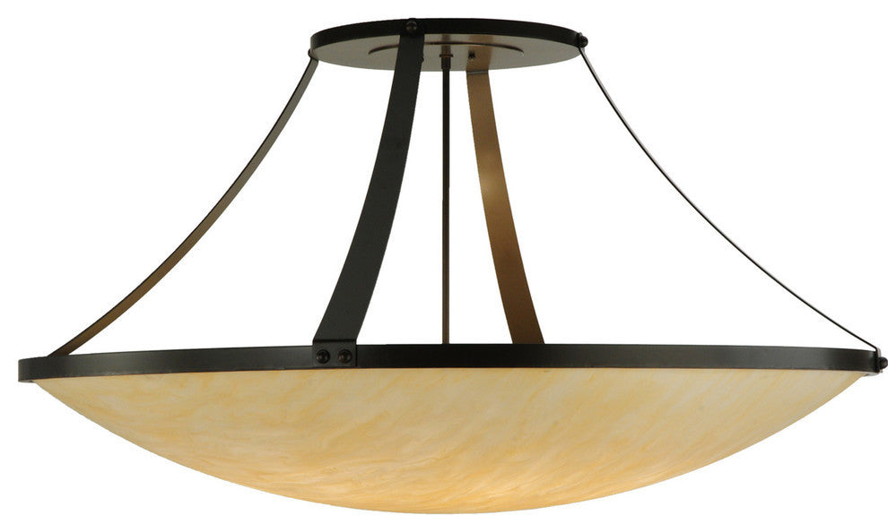 44W Urban Semi-Flushmount