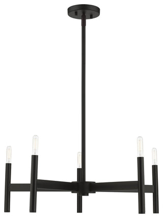 Livex Lighting Black 5-Light Chandelier