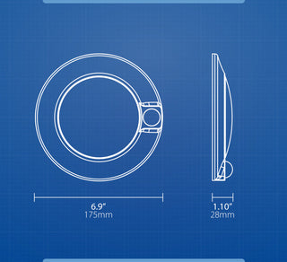 RSDSM 4" Selectable Surface Mount Downlight With PIR Motion Sensor