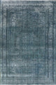 6'x9' Oriental Overdyed Hand Knotted Rug, W2606