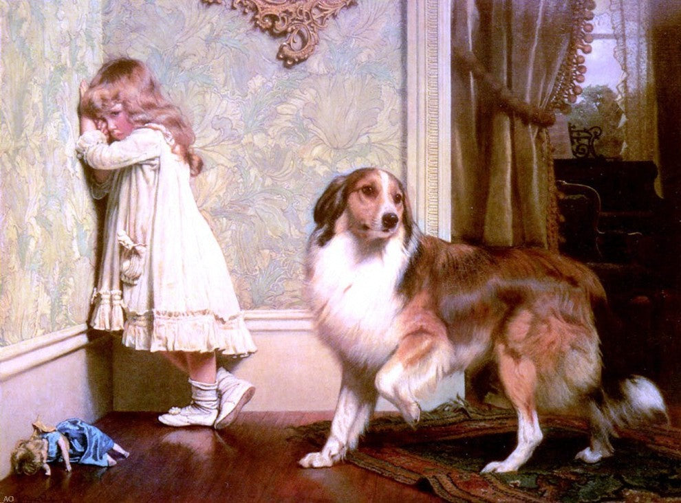 Charles Burton Barber A Special Pleader, Gallery Wrapped Canvas Print, 21"x28"