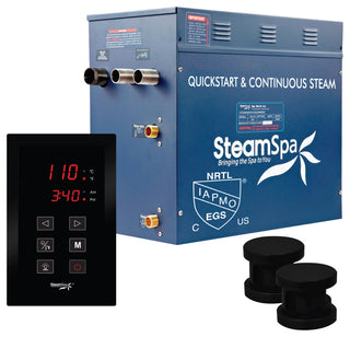 SteamSpa Oasis 10.5 KW QuickStart Acu-Steam Bath Generator Package