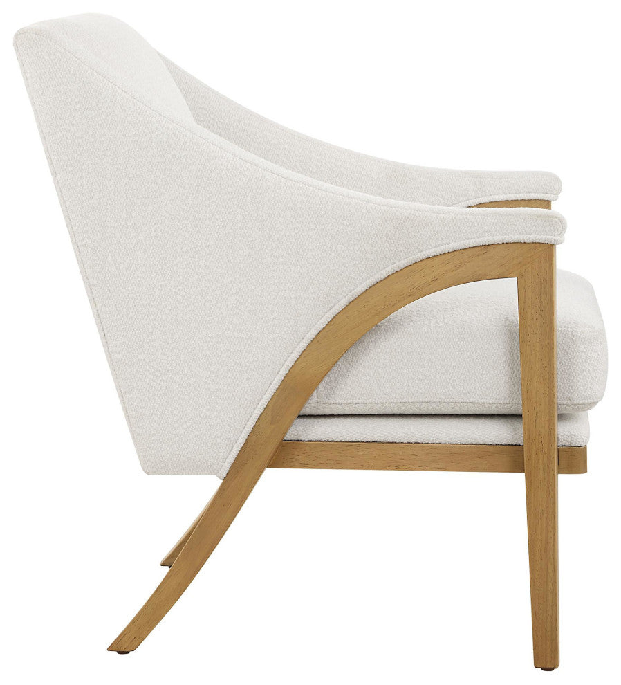 Uttermost 23862 Evolve 29"W Oak Framed Acrylic - Oak / White