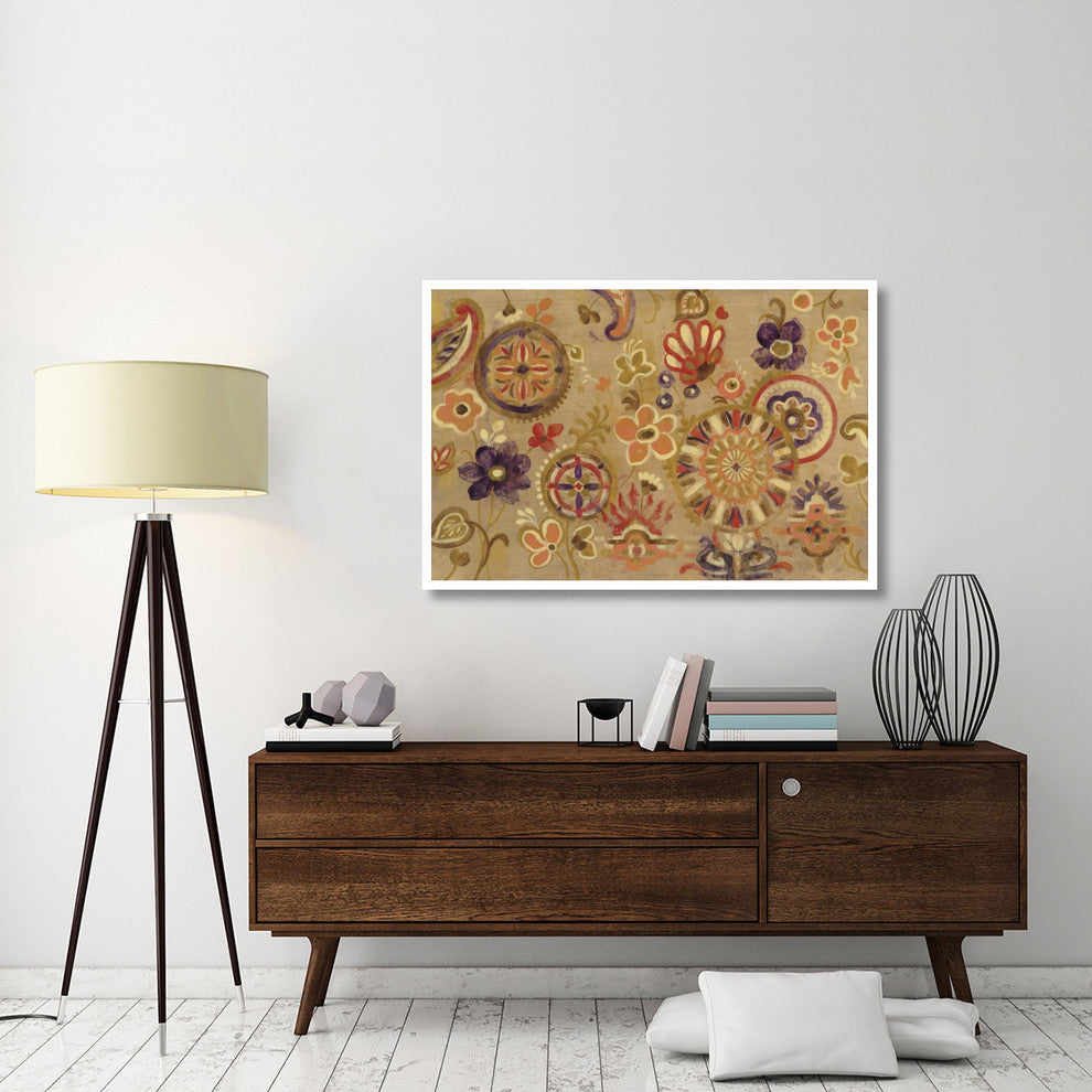 "Oriental Screen" Digital Paper Print by Silvia Vassileva, 50"x34"