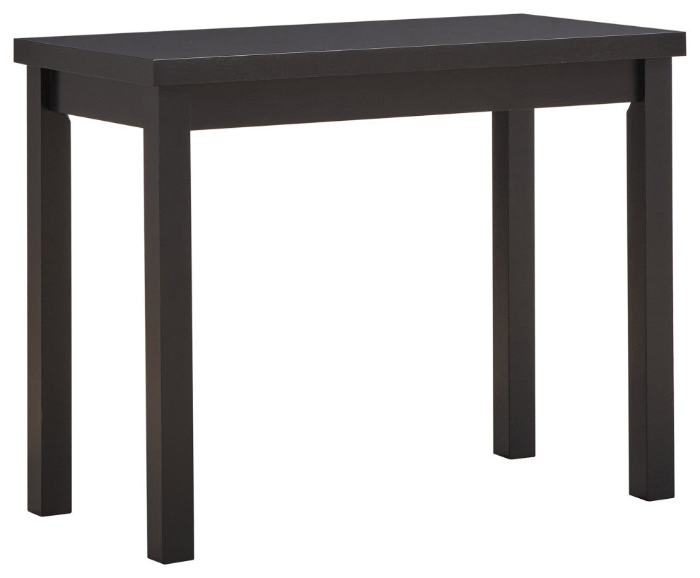Waverly Thick Top Bar Table, Antique Black