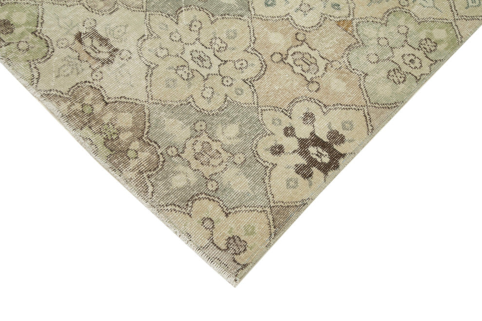 Rug N Carpet - Handwoven Turkish 5' 3'' x 9' 11'' Antique Vintage Rug