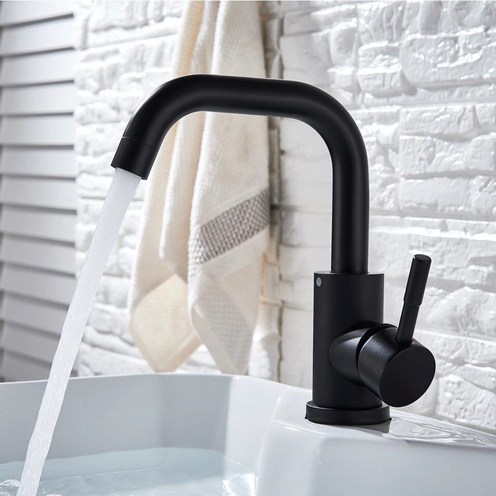 Wasser™ Deck Mounted Single Handle Bathroom Sink Faucet