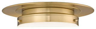 Z-Lite 1-Light Flush Mount,Heritage Brass