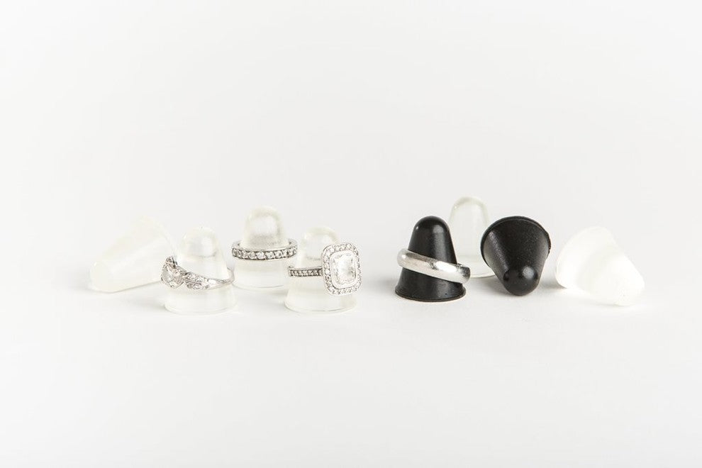 Conical Adhesive Cabinet & Furniture Rubber Spacers-BS57 .787"x.886"-25pcs