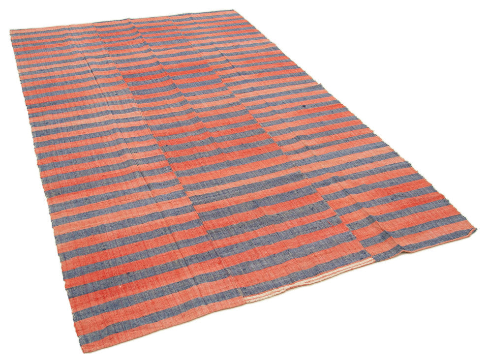 Rug N Carpet - Handmade Oriental 5' 3'' x 8' 2'' Tribal Wool Kilim Rug