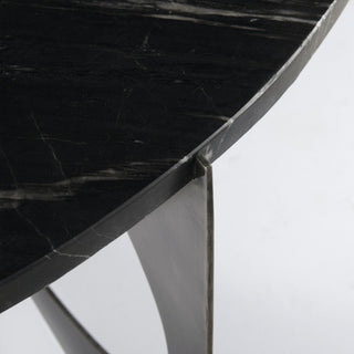 Contemporary Black Marble Coffee Table