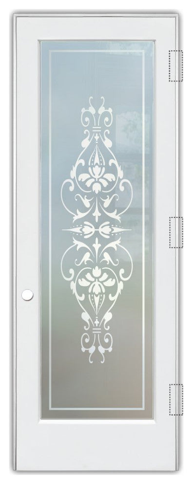 Interior Prehung Door or Interior Slab Door - Bordeaux - Primed - 24" x 80"...