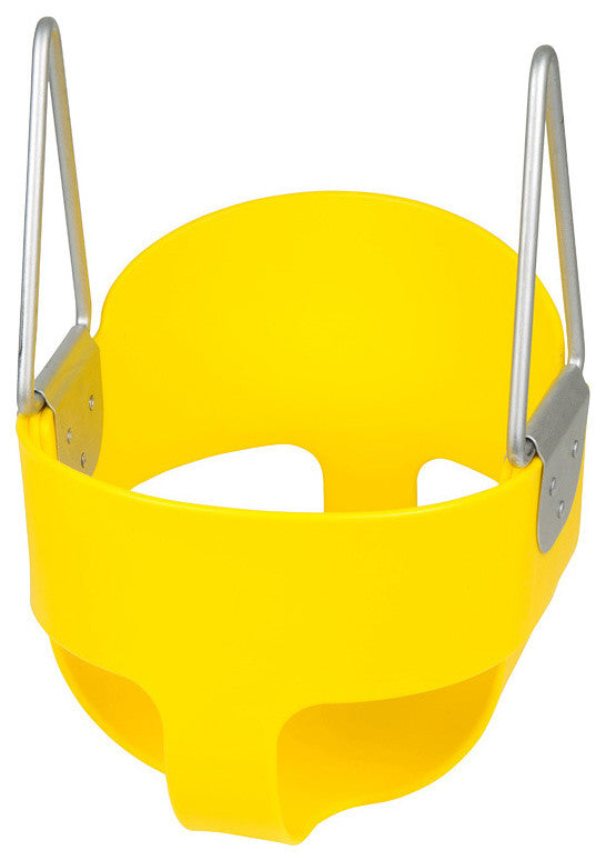 High-Back Full Bucket Swing Seat, Yellow