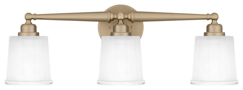 Quoizel CEC8624 Cecilia 3 Light 24"W Bathroom Vanity Light - Bronze Gold