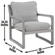 Kai Accent Chair Black, Gray
