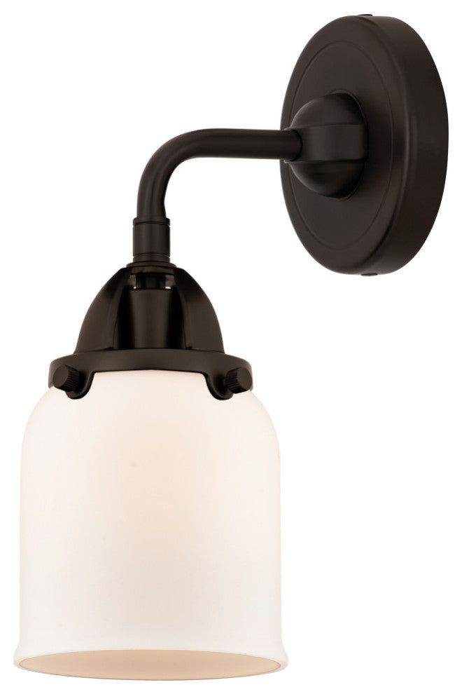 Small Bell Sconce, Oil Rubbed Bronze, Matte White