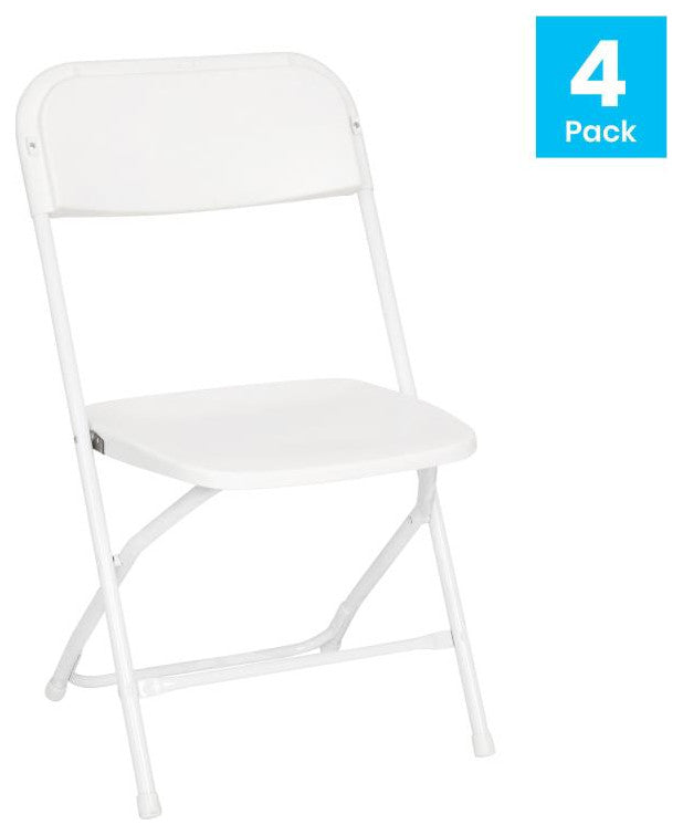 Hercules Big & Tall Commercial Folding Chair/Extra Wide 650LB. Capacity 4-Pack,