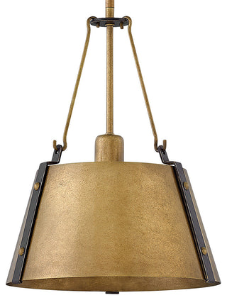 Hinkley Cartwright Pendant, Rustic Brass