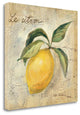 "Le Citron" By Silvia Vassileva, Giclee Print on Gallery Wrap Canvas