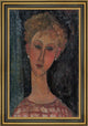 Amedeo Modigliani Blond Wearing Earings