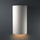 Ambiance Cylinder, Closed Top Outdoor Wall Sconce, Bisque