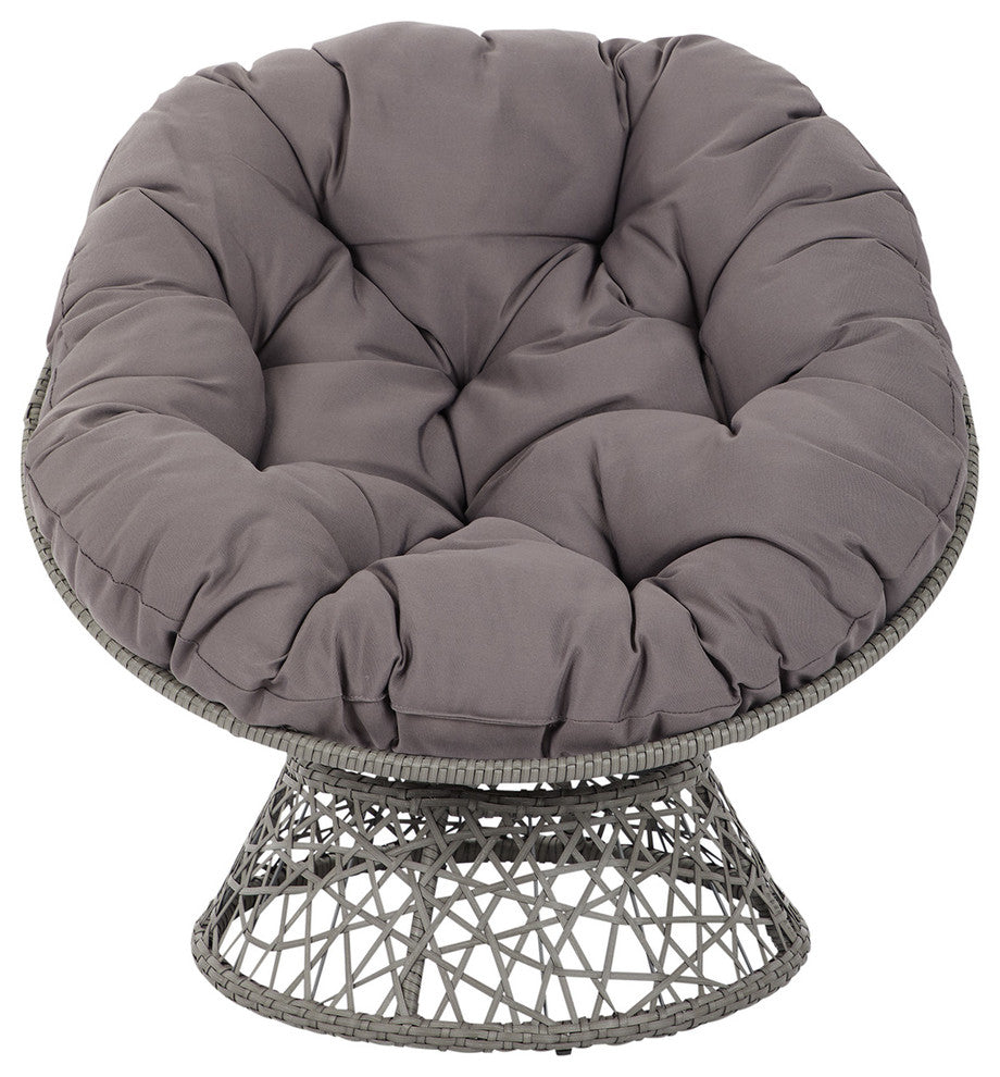 Papasan Chair, Gray