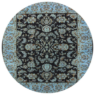 Ahgly Company Indoor Round Mid-Century Modern Area Rugs, 5' Round