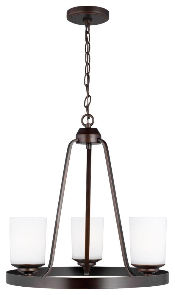 Generation Lighting 3130703EN3 Kemal 3 Light 19"W LED Ring - Brushed Nickel