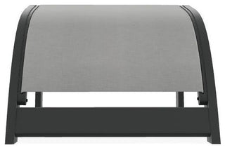 Adirondack Sling Outdoor Ottoman, Alloy/Graphite