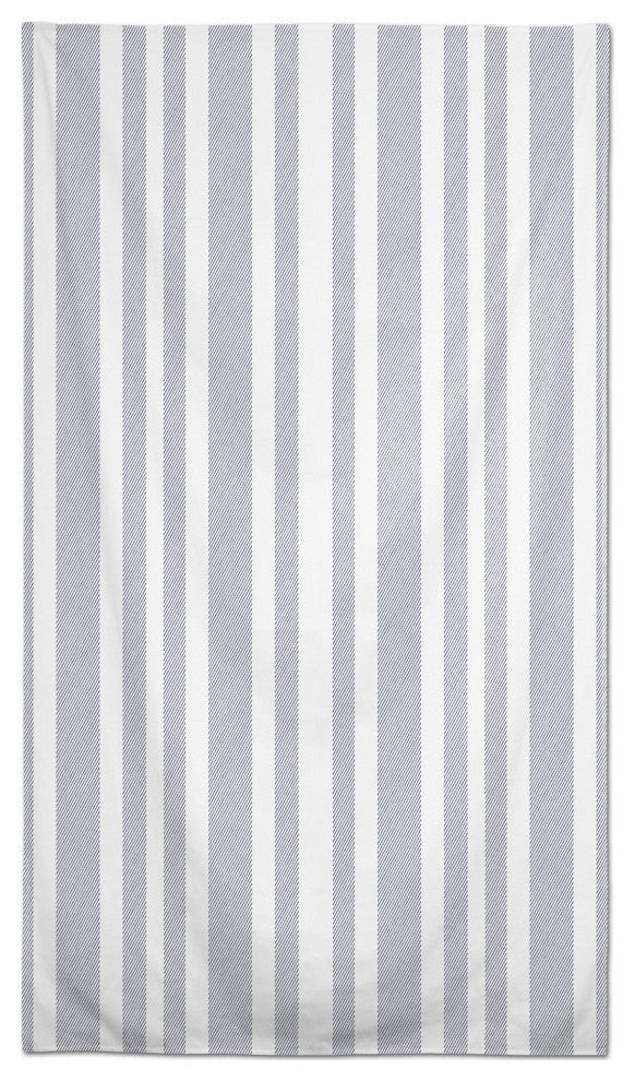 Textured Blue Stripes 58x102 Tablecloth