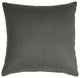 Pillow Decor - Tuscany Linen 18 x 18 Throw Pillows, Charcoal Gray