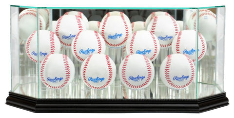 Octagon 11 Baseball Display Case, Black