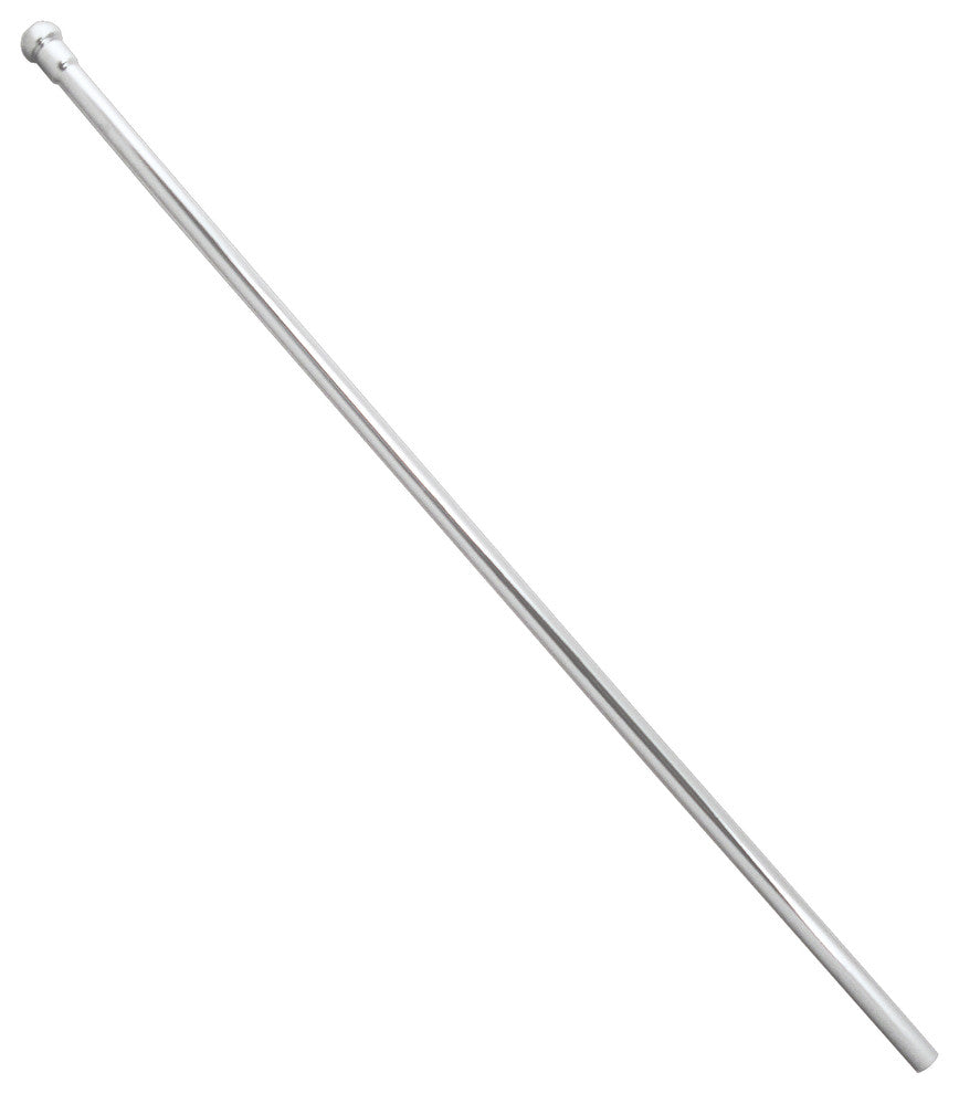 3/8" OD Bullnose Faucet Riser, Powder Coat White