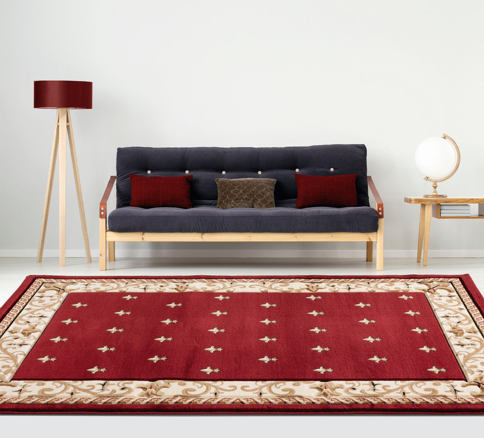 United Weavers Bristol Wington Burgundy Mat Rug 2'7x4'2